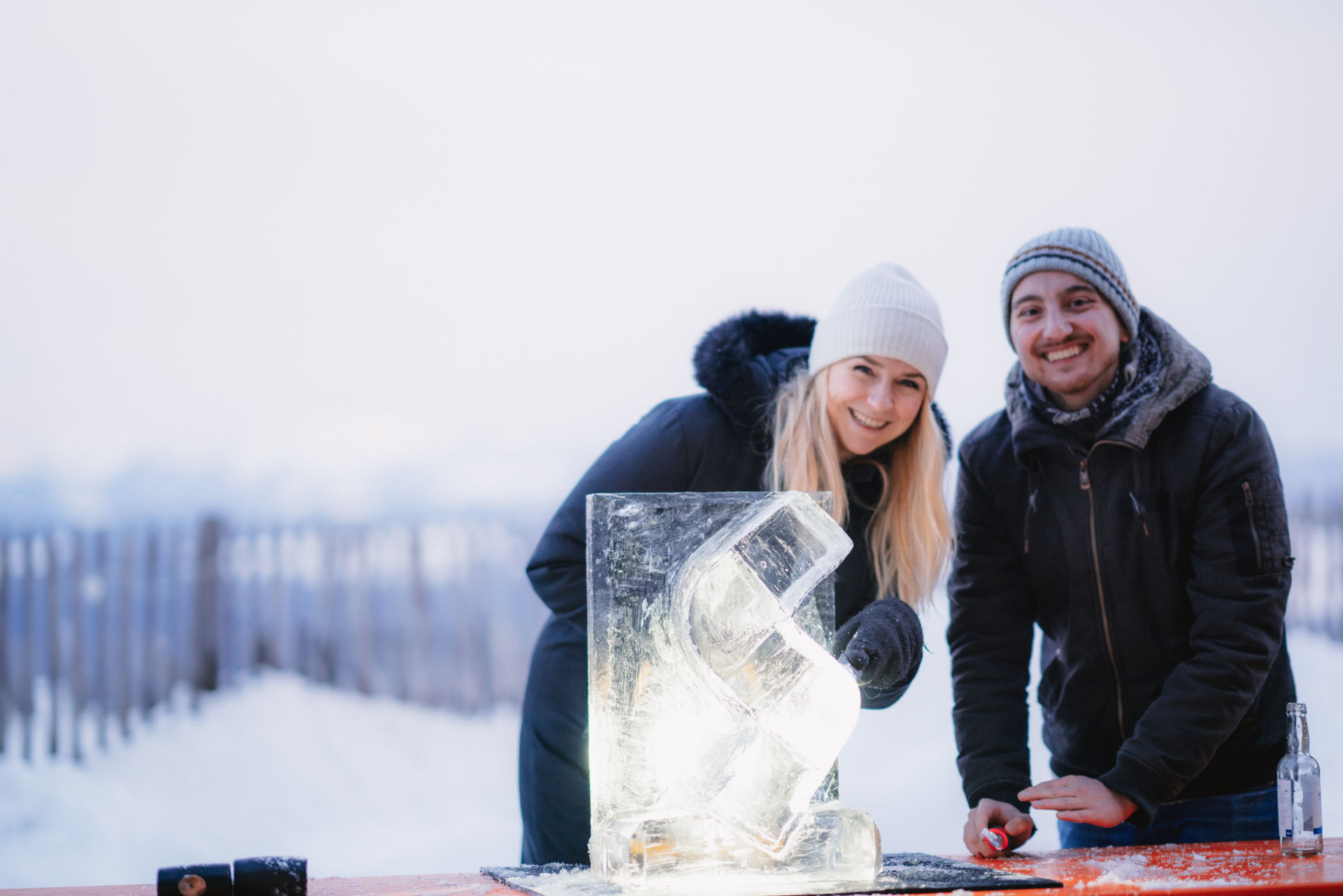 Kreative Eisskulpturen erschaffen